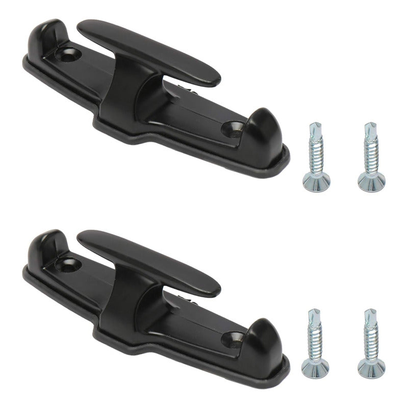 X2 Gancho Amarre Marino Negro Universal Camioneta Pickup 4x4