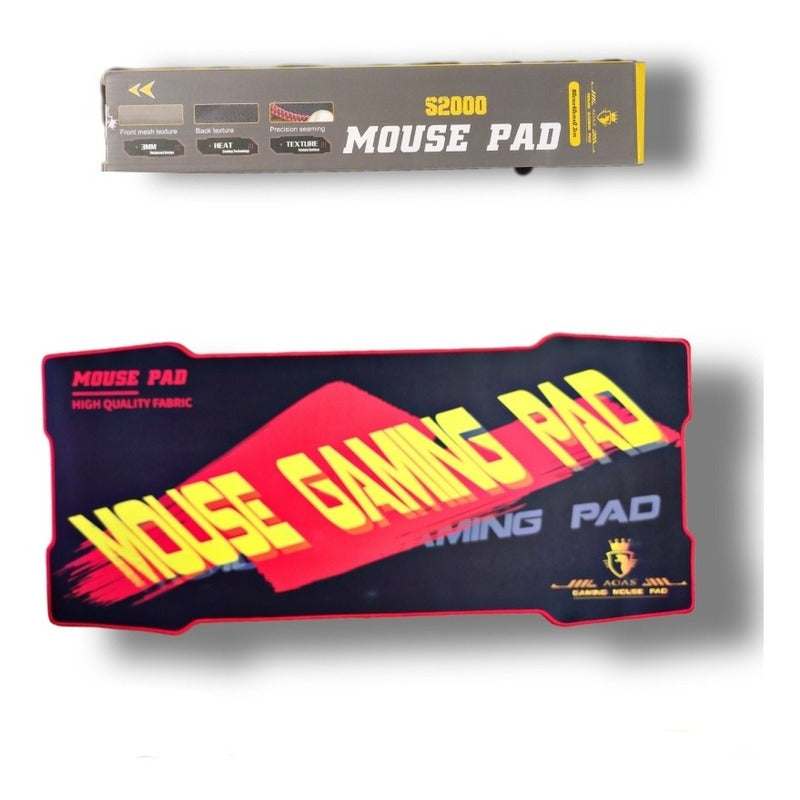 Mouse Pad Gamer Diseño Xl 90x40cm Antideslizante Cosido
