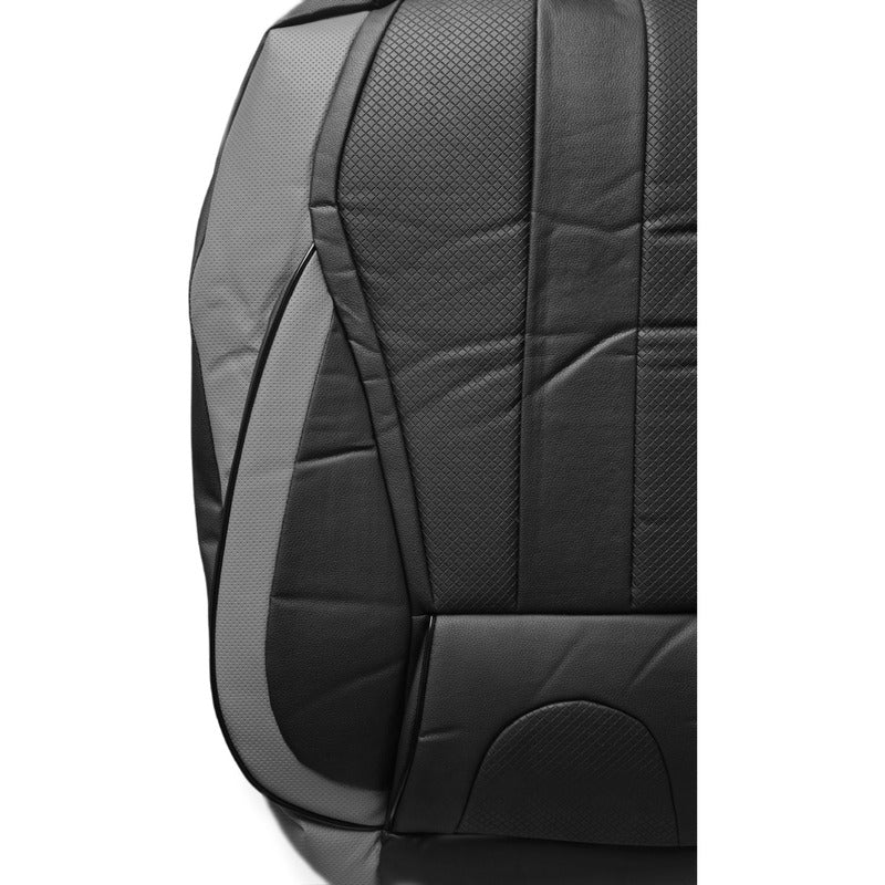 Set 11pcs Funda Cubre Asiento 100% Ecocuero Cn Bolsillo 2304