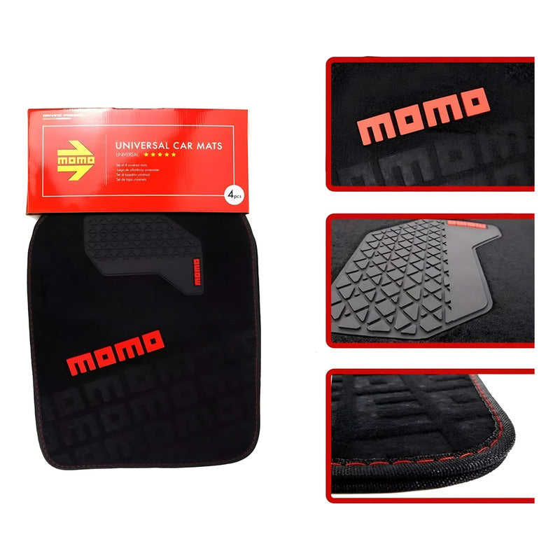 Alfombra Cubre Pisos Momo Italy Original 4 Pcs/r&c