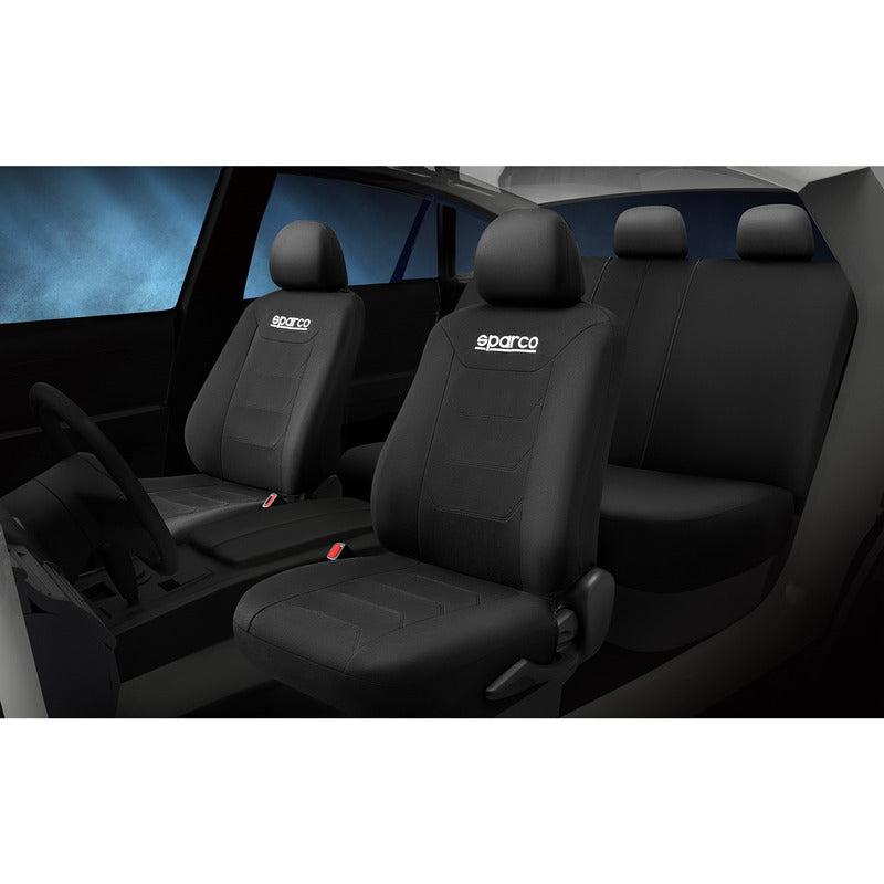 Fundas Cubreasiento Sparco Universal Negro Poliester / R&c