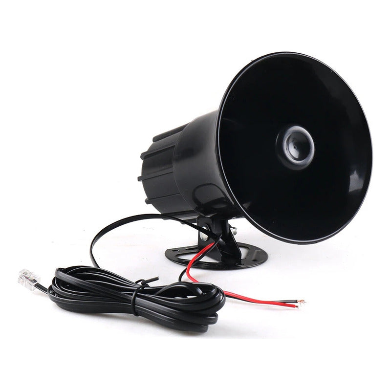 Bocina Policial Sirena Carabinero 3 Tonos Megafono 30w 12v
