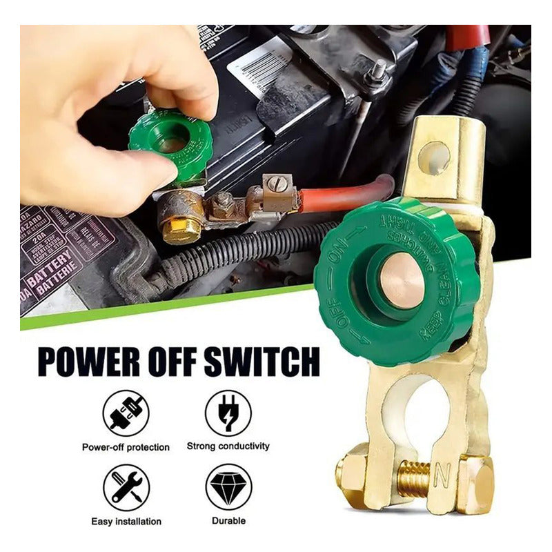 Interruptor De Desconexión Enlace Terminal De Batería 12-24v