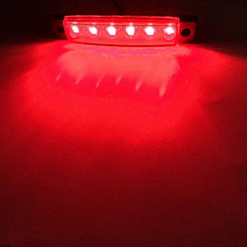 X10 Luz Led De Trocha Lateral Posición Bivoltaje 12-24v 6led