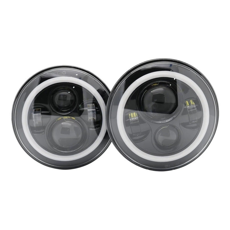 Foco Led Ojo De Angel Jepp 7 Pulgadas. Par