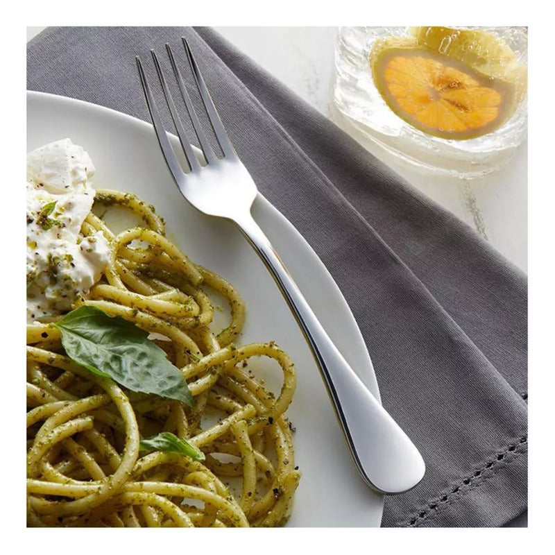 X3 Tenedor De Mesa Acero Inoxidable Tenedor Elegante 20cm