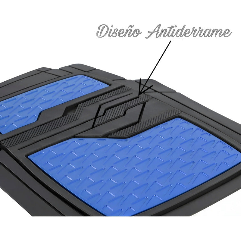 Alfombra Piso De Goma-metalizado Auto Universal 5pcs Tuninng