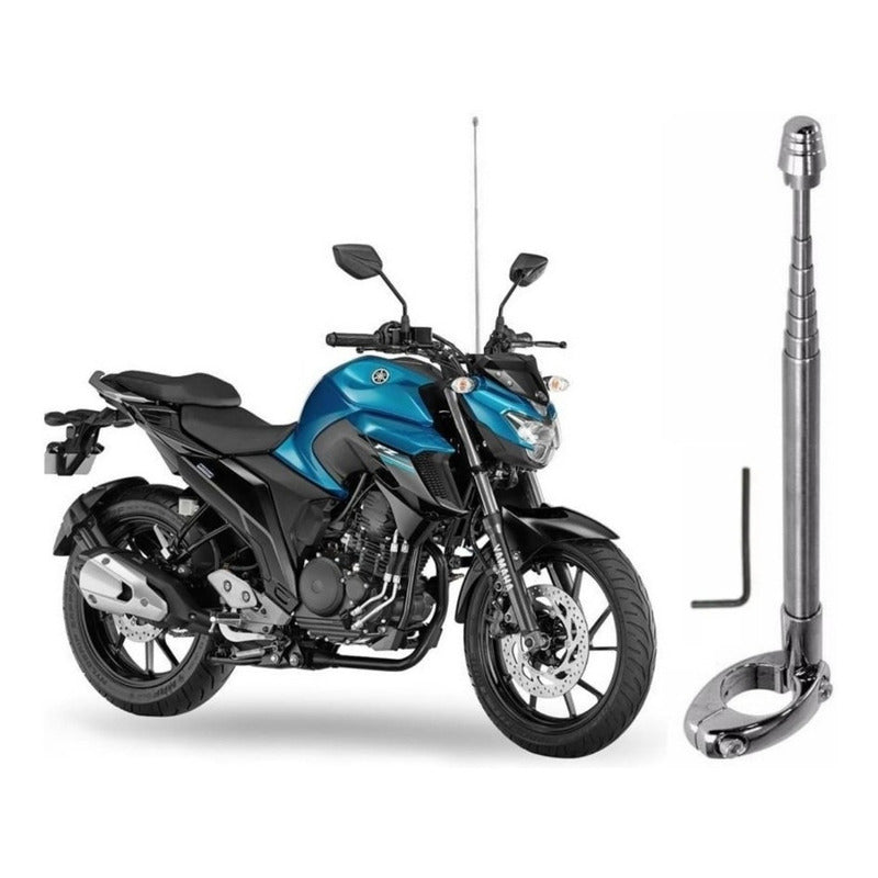 Antena Corta Hilo Antena Seguridad Curado Para Moto