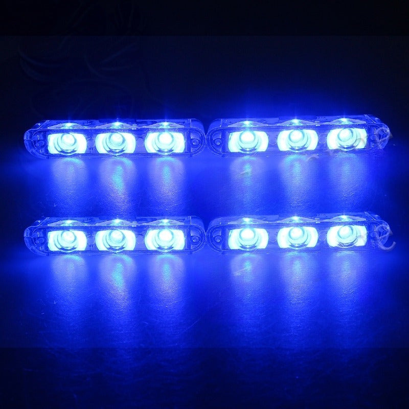 Set Baliza De Parachoque 24led Estrobo Multifunción+ Control