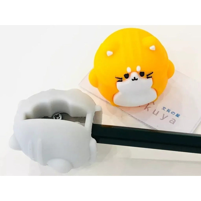 Saca Punta De Silicona Sacapuntas Gato Kawai Cute /r&c