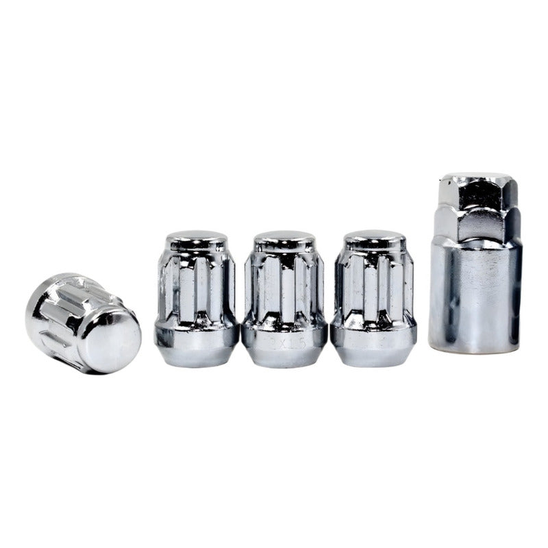 Tuercas De Seguridad Set 4pcs +llave Acero M12x1.5 / 12x1.25