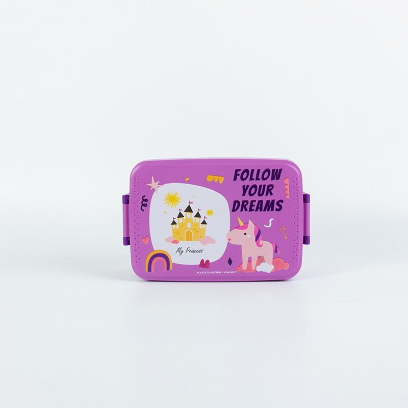 Lonchera Escolar +botella Vianda Lunch Box Contenedor Alimen