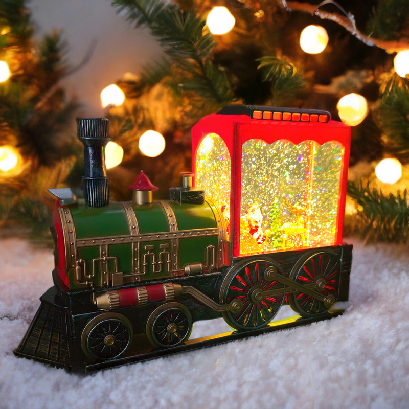 Tren Navideño Farol Cn Luz Musica Lampara Musica Vagon Navid