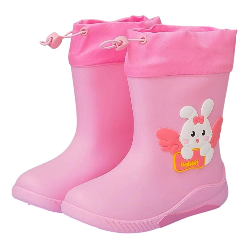 Bota De Agua Niño Niña Impermeable Lluvia Nieve 1822