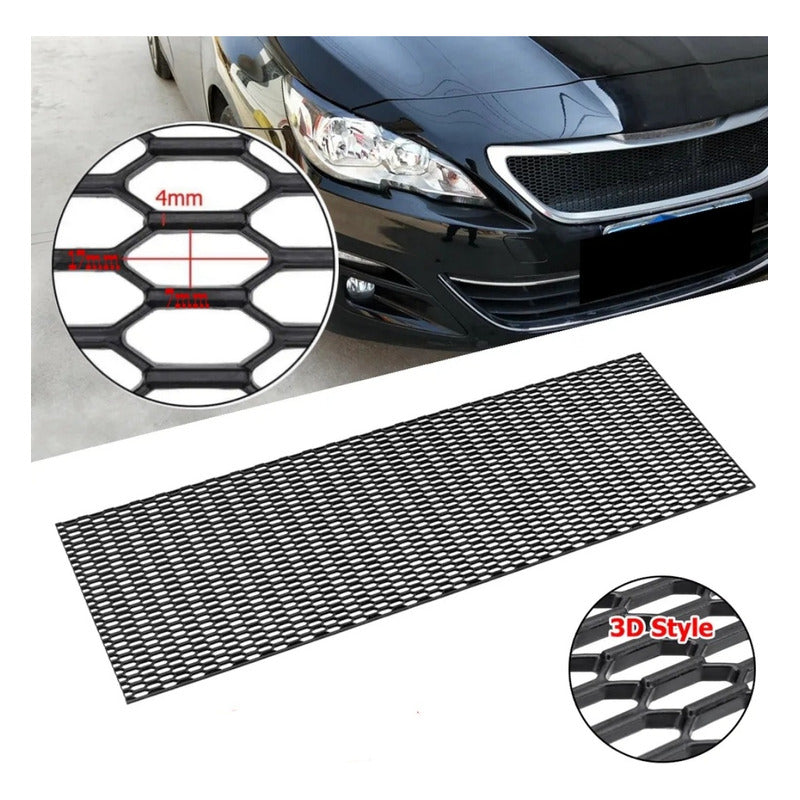 Malla De Parachoque Rejilla Abs Panal Auto Tuning Universal