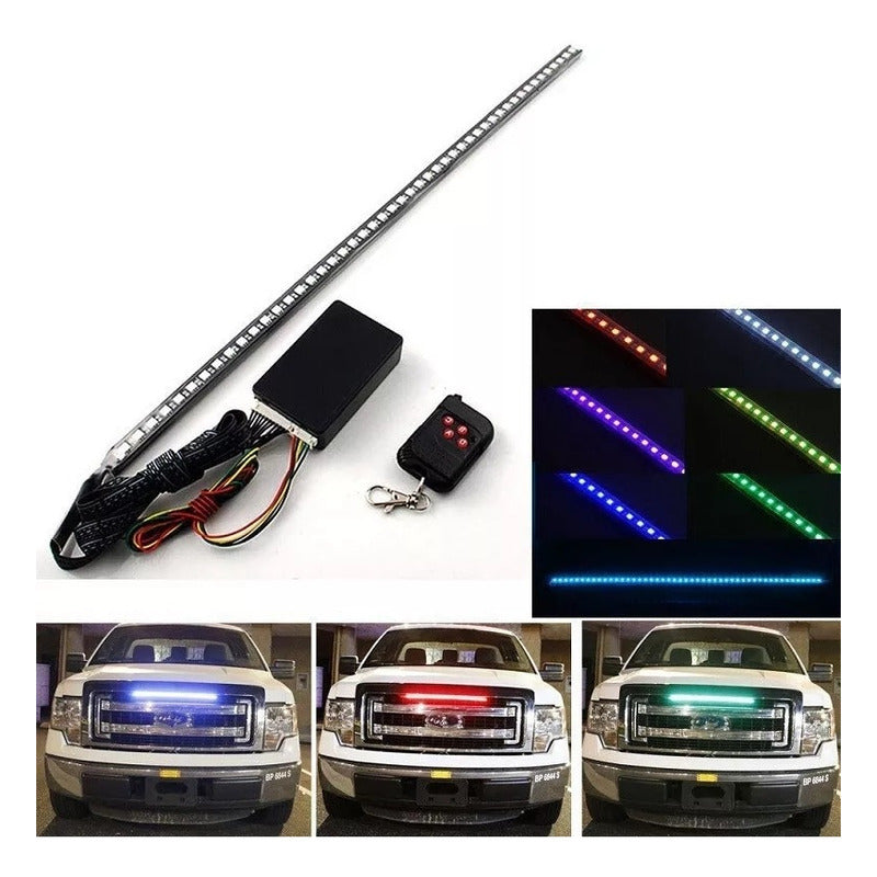 Tira Led Rgb Barra Led 5050 Con Control 56cm Auto Tunning