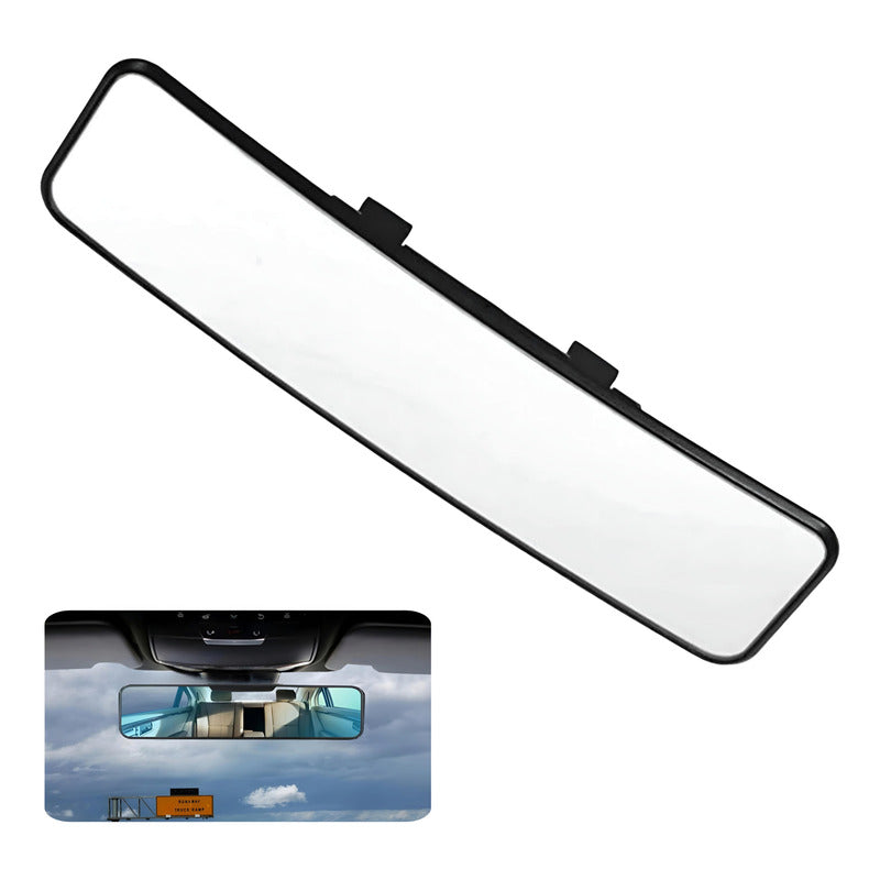 Espejo Retrovisor Curvo Adaptable Visión Panorámica 30cm Ryc