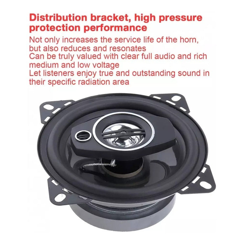 Parlante 4 Pulgadas 10 Cm Ts-1072 Coaxial 250wmax 2 Vias/r&c