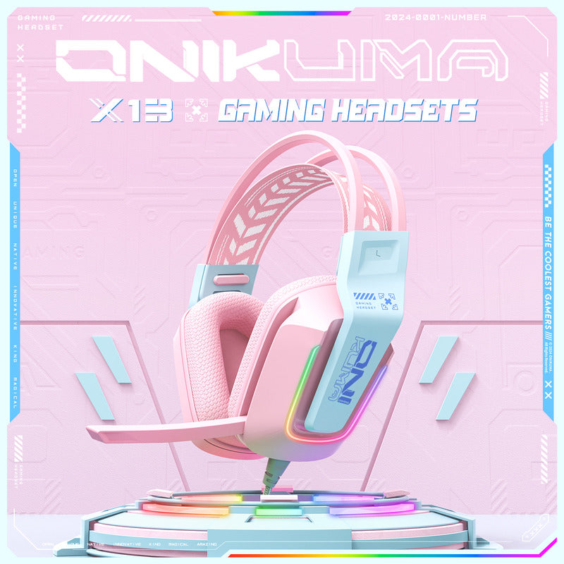 Audifono Gamer Onikuma X13 Cn Luzcancelacion Ruido Microfono