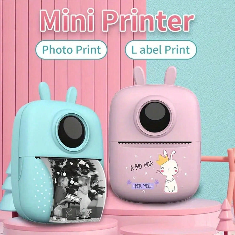 Mini Impresora Térmica Inalámbrica Portátil Bluetooth Gato