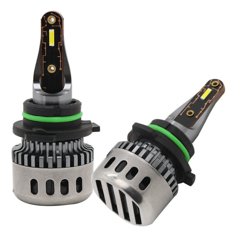 X2 Ampolleta Mini Turbo Led T10 Potente 12000lm 9005/hb3