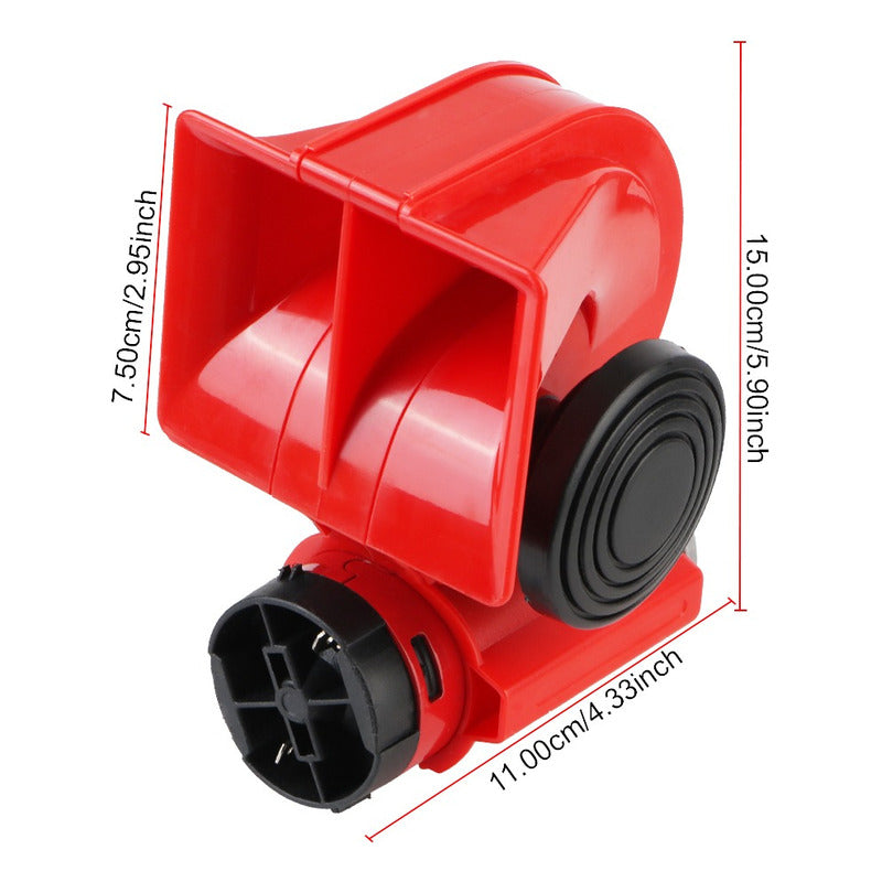 Bocina Auto Caracol Eléctrico Aire Comprimido 12v Claxon R&c