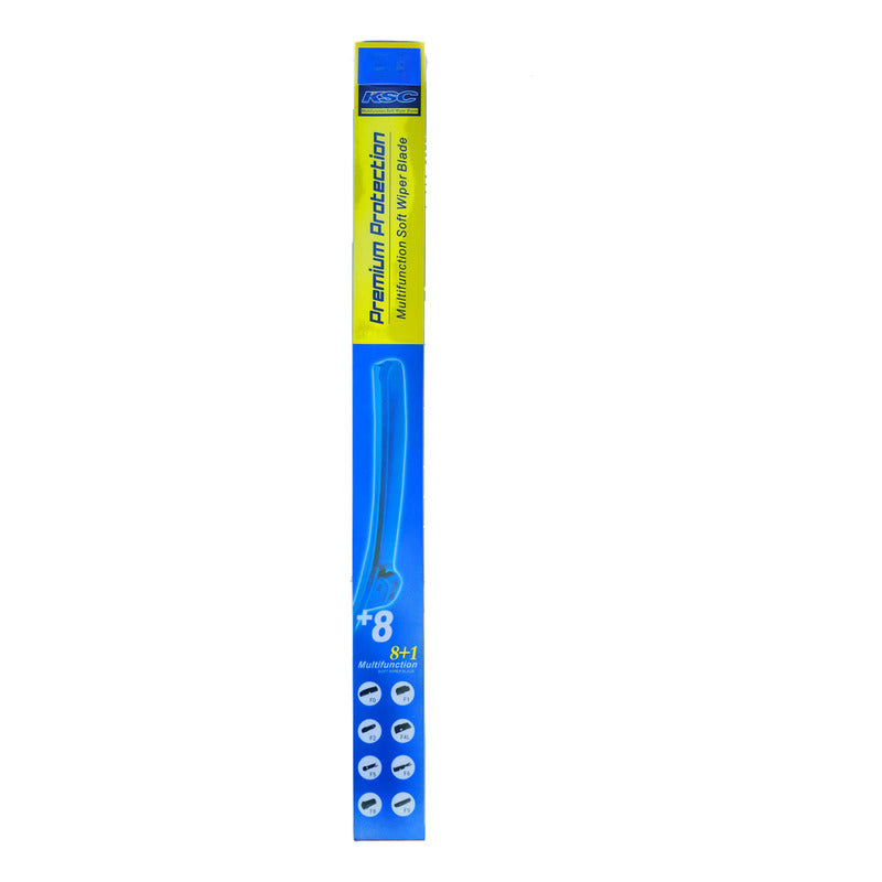 X2 Plumilla Limpiaparabrillas De Silicona +9 Adaptador Auto