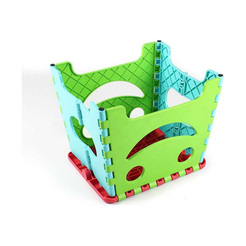 Taburete Plegable Infantil Banquito Portátil Niñ@ Escala Pis