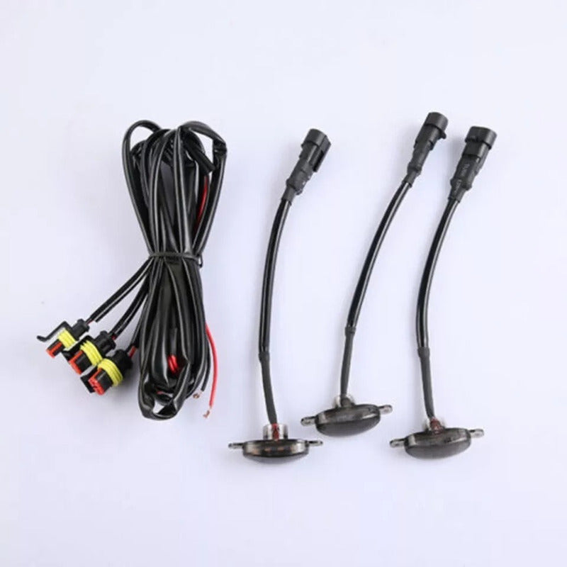 X4 Luz Led Estilo Raptor Ahumada Parachoque Parrilla Rejilla