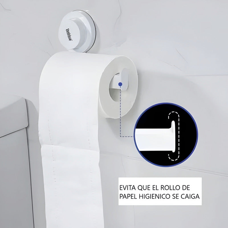 Porta Papel Higiénico Dispensador De Confort Cn Ventosa /r&c