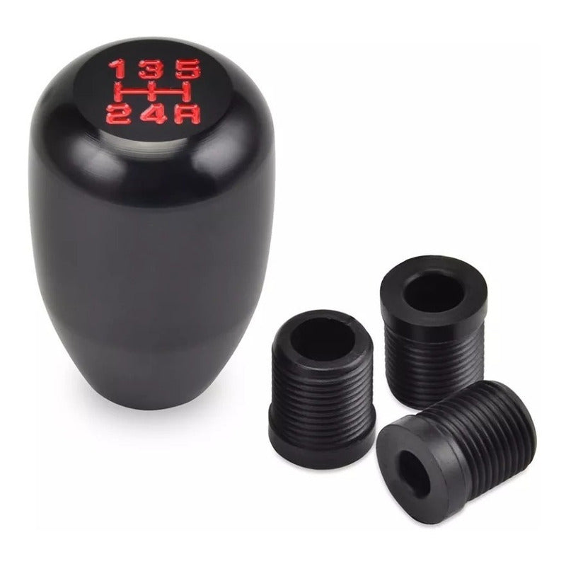 Pomo Manilla Palanca Cambios Metálico 5ta Tuning Universal