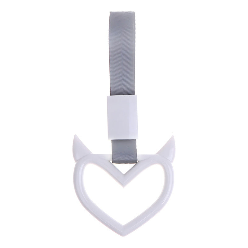Colgante Anillo Tsurikawa Corazón Fluor Manija Correa D Mano