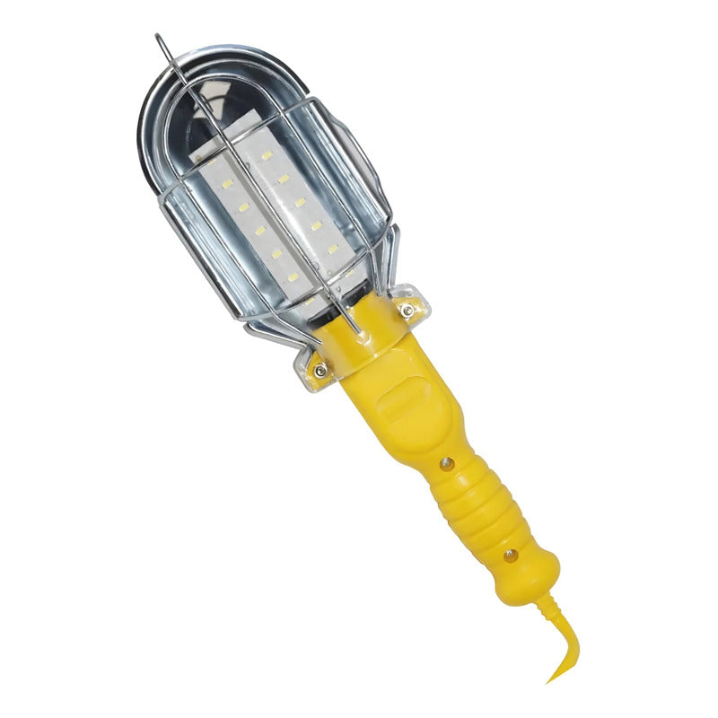Lámpara Led Portátil Luz D Trabajo Cable 10mt 14led Mecánico