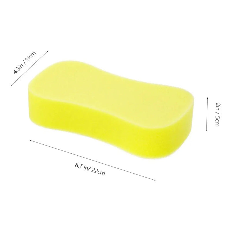 Esponja Para Lavado De Auto, Esponja Limpieza Auto Moto /r&c Color Amarillo 2008792