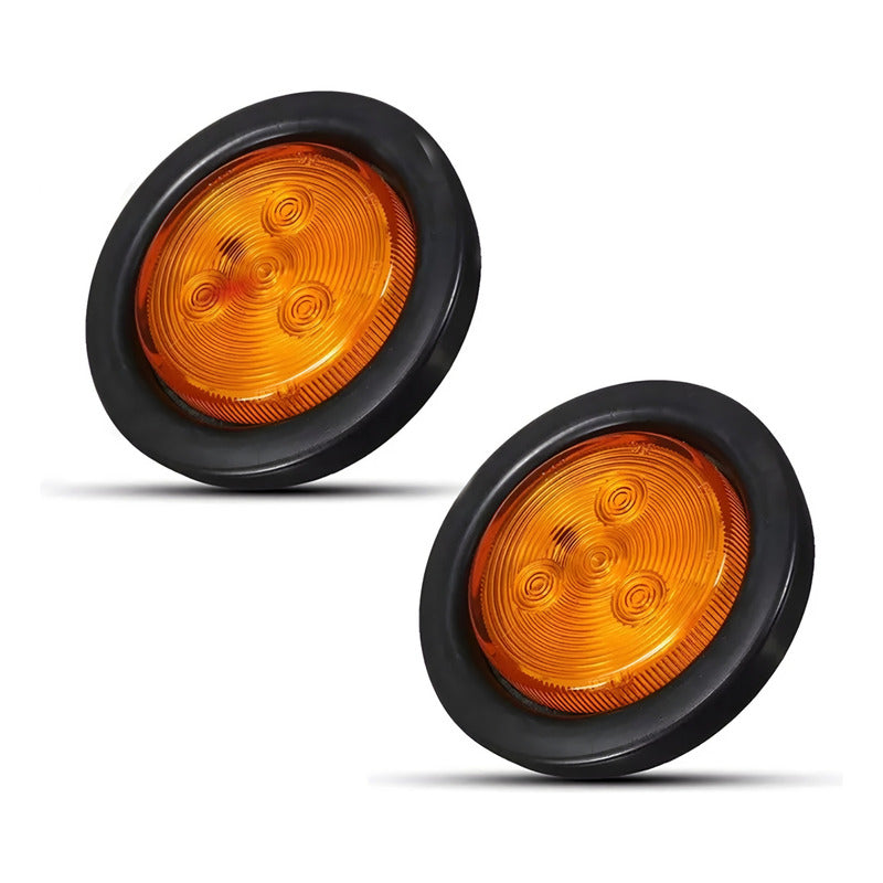 X2 Luz Led Trasera 24v Luz Trocha Camión Blanco Ámbar Rojo