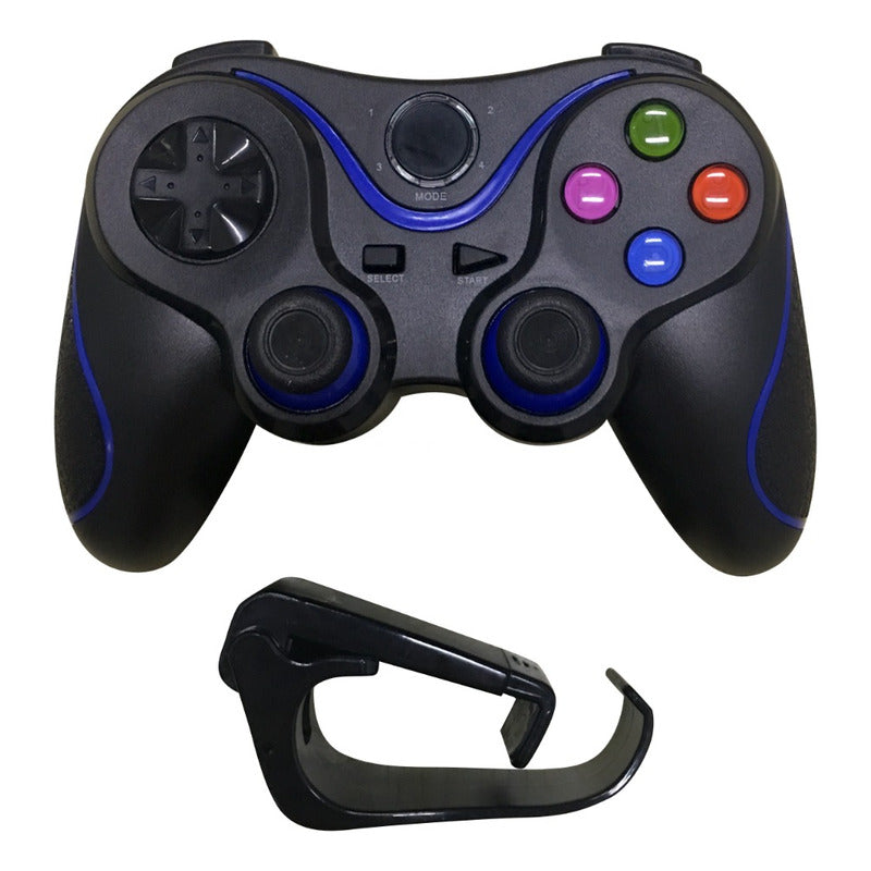 Gamepad Bluetooth Compatible Android Pc Tv Joystick Azul