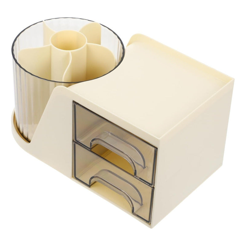 Organizador Escritorio Portalapices Giratorio Cajon Multiuso