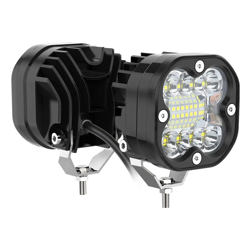 Neblinero Led Destellante 12v-24v Foco Auxiliar Estrobo /ryc