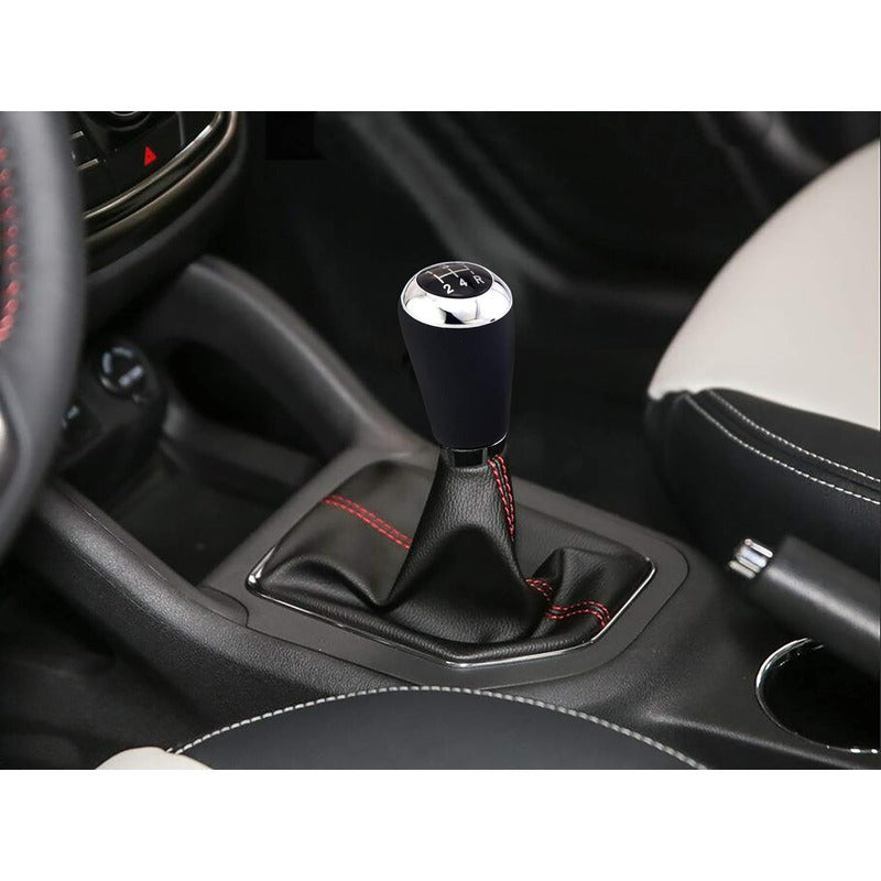 Pomo Palanca Cambio 5ta Ecocuero Diseño Auto Tuning Universa