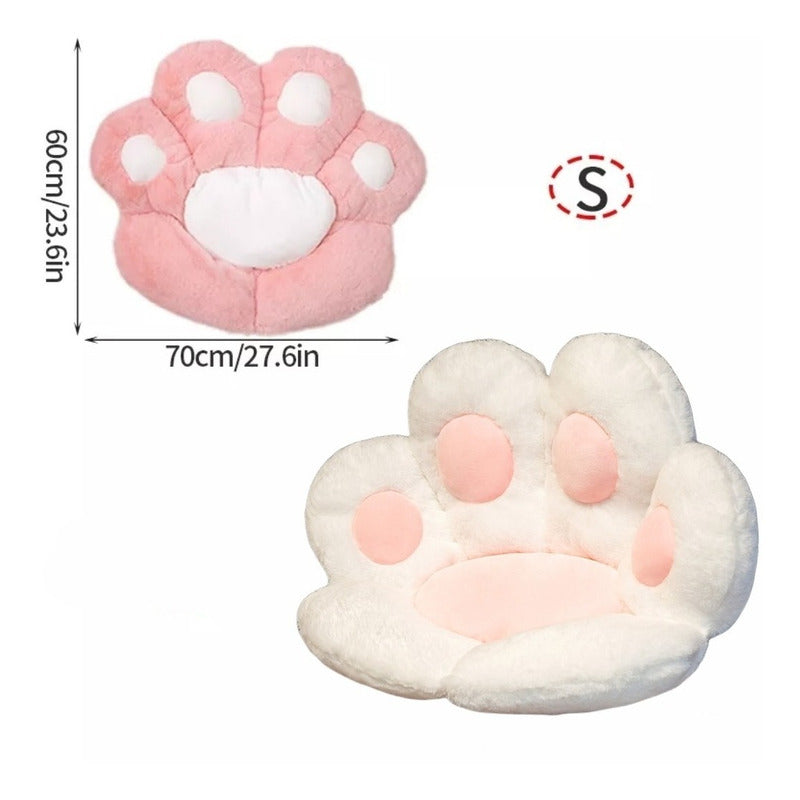Cojín Para Silla Asiento Peluche Garrita Gato Mueble Mascota