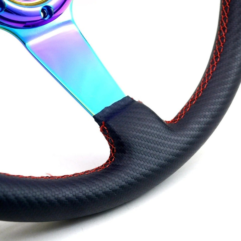 Volante Tuning Deportivo Racing Sp Auto Universal Tornasol