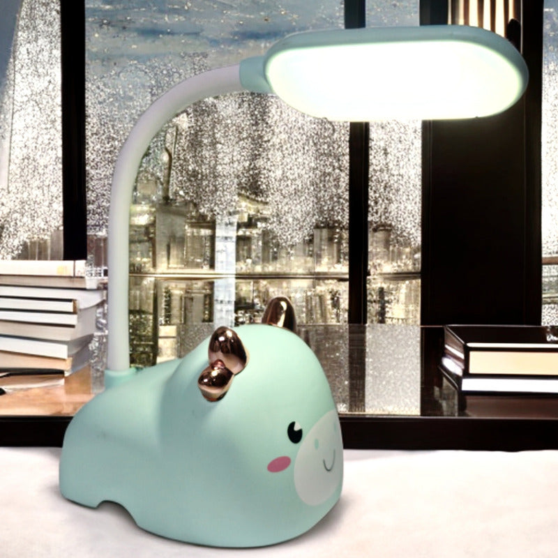 Mini Lámpara De Mesa Escritorio Recargable Led Flexible Niñ@