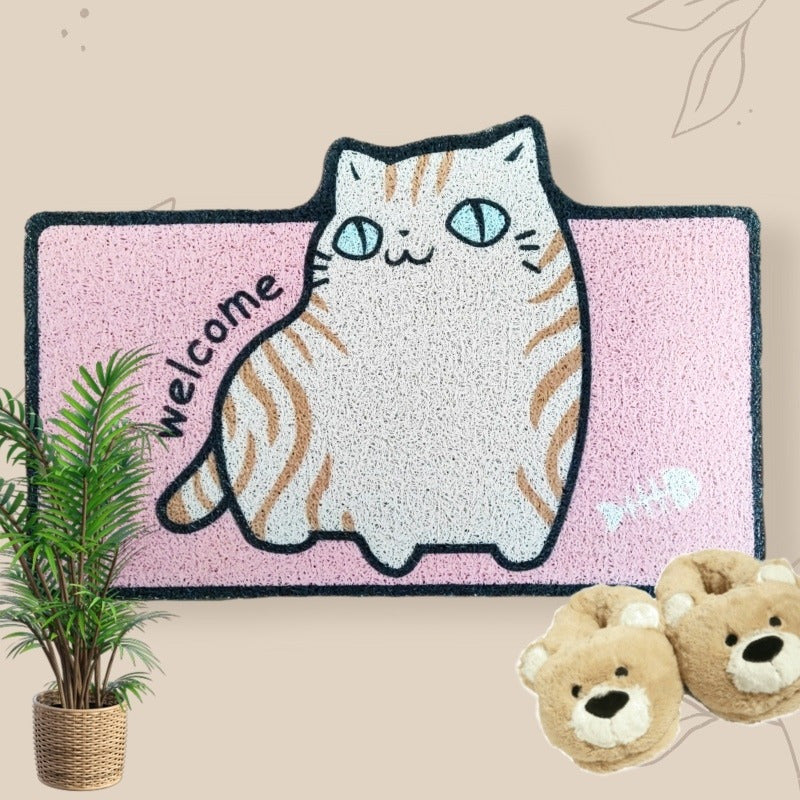 Limpiapiés Alfombra: Bienvenida Mascota Cocina Baño Decora