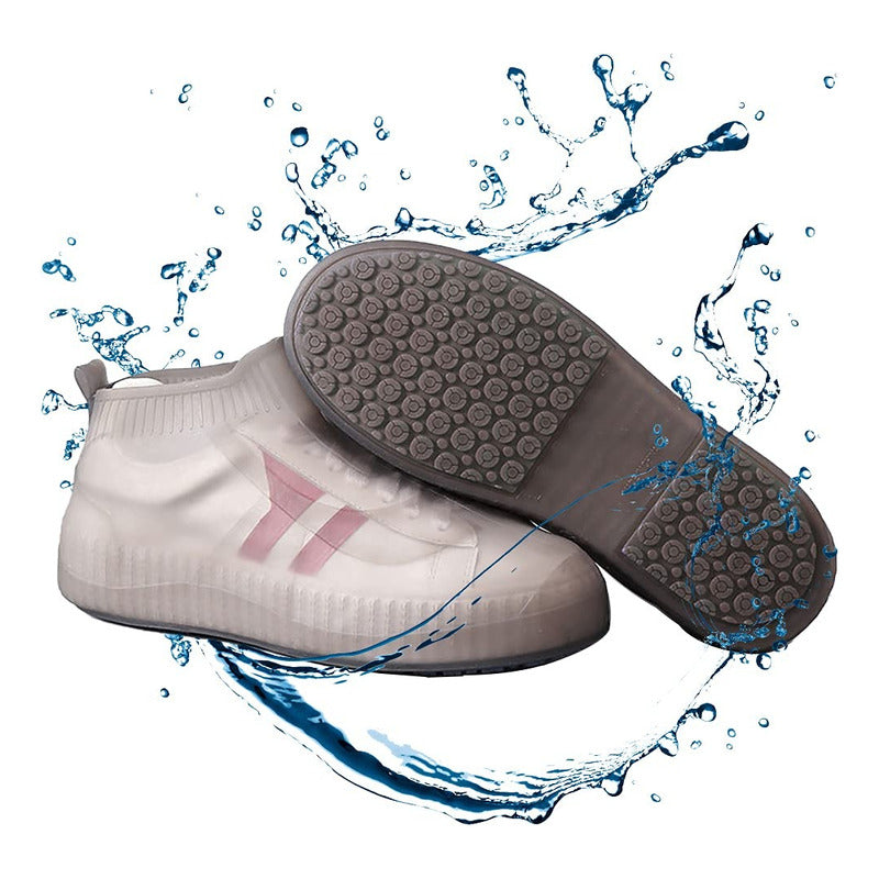 Bota Protector Silicon Impermeable Cubre Zapato Tenis Lluvia