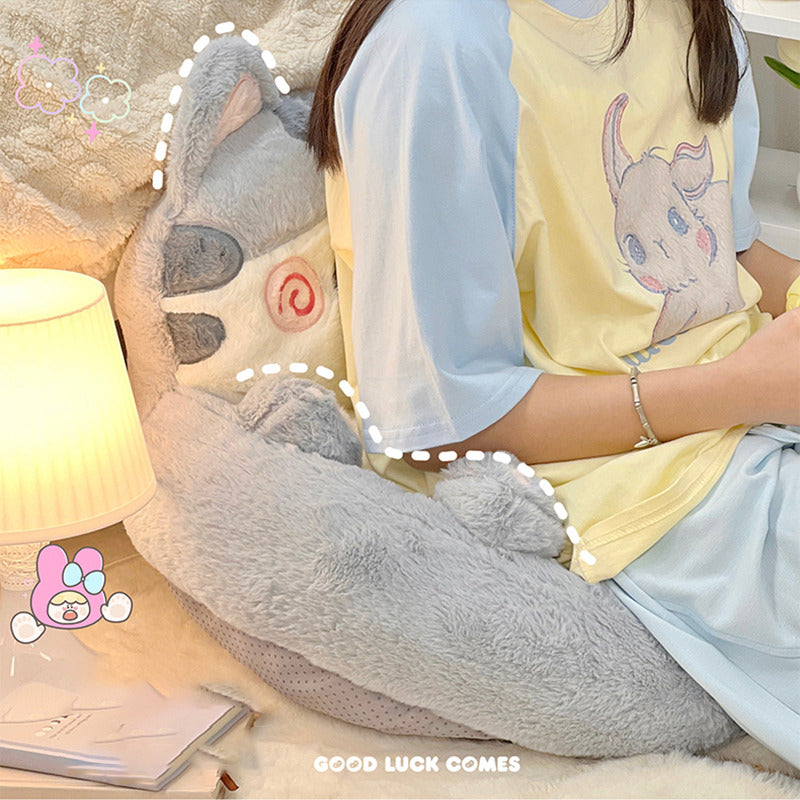 Cojín Para Asiento Sillón Kawaii Peluche 2 En 1 Cute De Gato