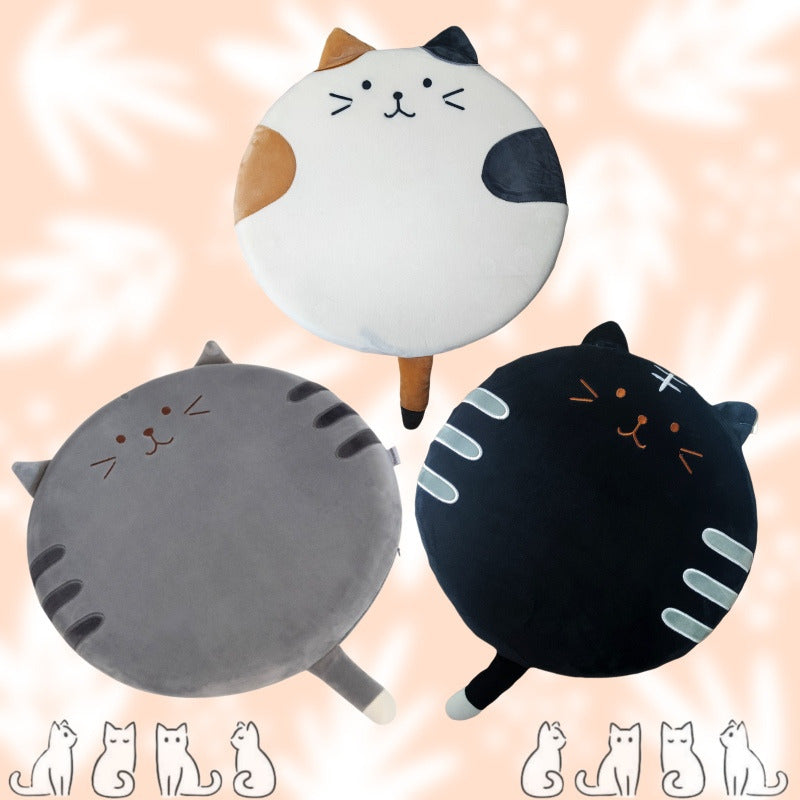 Cojín Para Silla Con Memoryfoam Diseño Gato Cat Cómodo Kawai
