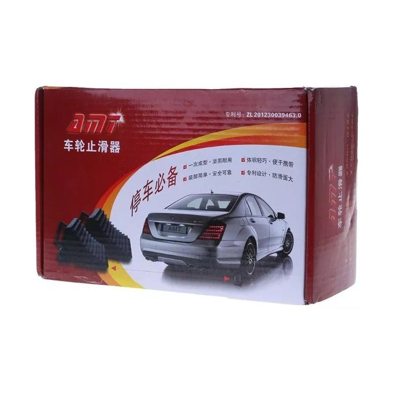 Pack 4 Cuña Para Auto Camionetas Antideslizamiento Abs /r&c