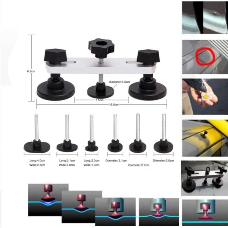 Kit Desabollador Ventosa Reparación Golpes Abolladuras Auto2
