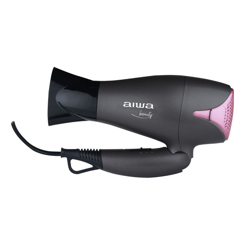 Secador De Pelo Aiwa Plegable Y Transportable Aw-thd1839 Color Negro