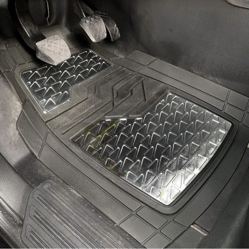 Alfombra Piso De Goma-metalizado Auto Universal 5pcs Tuninng